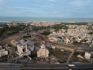 Vista general de Somnath o vistes de la ciutat des de l'hotel