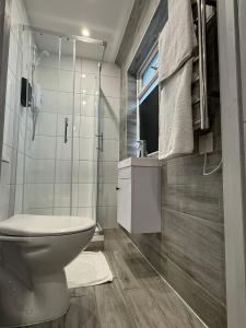 Letzi Premium Cozy Retreat Private En-Suite Rooms, Heathrow Airport的一间浴室