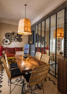 Posezení v ubytování Riad Dar Vevé - Design, style & relax in Dar el Bacha