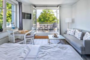 Posezení v ubytování Ferienwohnung "Ostseeblick"