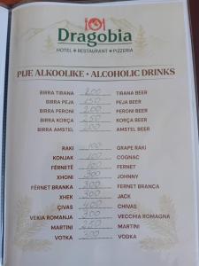 Certifikát, hodnocení, plakát nebo jiný dokument vystavený v ubytování Dragobia House & Table