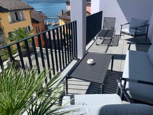 Balkón nebo terasa v ubytování Living Ascona Boutique Hotel