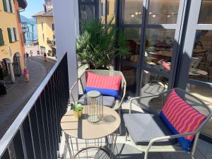 Balkón nebo terasa v ubytování Living Ascona Boutique Hotel