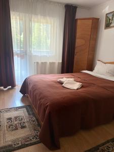 Postel nebo postele na pokoji v ubytování Pensiunea Flora - PISCUL NEGRU + 28 fotografií