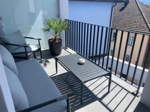Balkón nebo terasa v ubytování Living Ascona Boutique Hotel