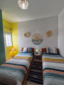 Ένα ή περισσότερα κρεβάτια σε δωμάτιο στο cozy place