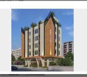 スーラトにある7 Orbit Hotel, Suratの都市にあるホテルの建築レンダリング