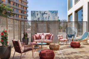 Zona de estar de Renaissance Zurich Tower Hotel