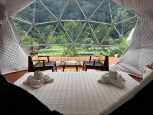 Cosy Garden Khao Sok客房内的一张或多张床位