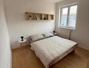 Postel nebo postele na pokoji v ubytování AMG apartment Východná