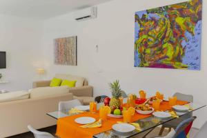 Essen in der Villa oder in der Nähe