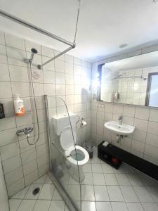 Ένα μπάνιο στο Apartment with roof garden +18 φωτογραφίες
