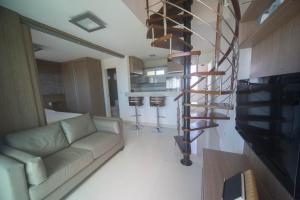 Χώρος καθιστικού στο Melon Flat apt suite