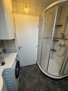 Koupelna v ubytování Appartement Sara