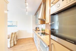 Kuchyň nebo kuchyňský kout v ubytování Ferienwohnung Soleil