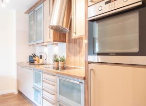 Kuchyň nebo kuchyňský kout v ubytování Ferienwohnung Soleil