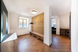 Postel nebo postele na pokoji v ubytování OldCock Castle