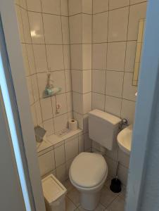 Koupelna v ubytování Hotel Pension Waizenegger am Kurfürstendamm