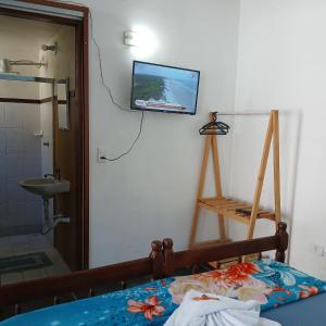 TV a/nebo společenská místnost v ubytování Villa dos Pássaros Paraty Hospedagem + 37 fotografií