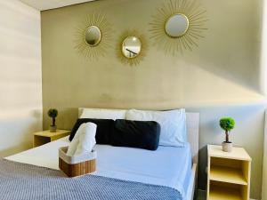 Postel nebo postele na pokoji v ubytování Apartamento mirador urbano estilo moderno y Central + 30 fotografií