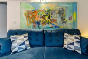 Posezení v ubytování New Luxury Stay in Old Town with free Garage