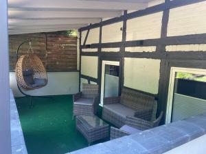 Bazén v ubytování Komfort Apartments am Badepark, Modern! Stylisch! Geräumig! nebo v jeho okolí