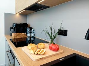 Kuchnia lub aneks kuchenny w obiekcie Modern Apartment