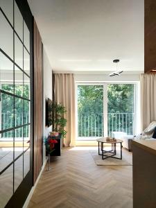 Część wypoczynkowa w obiekcie Modern Apartment
