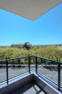 Balkón nebo terasa v ubytování Boulevard Hotel