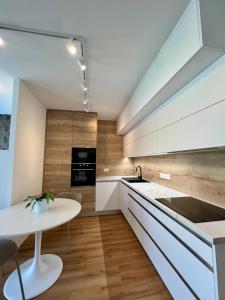 Kuchyň nebo kuchyňský kout v ubytování Harmony Apartment Znojmo