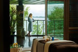 Balkón nebo terasa v ubytování Hodson Bay Hotel