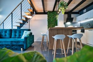 Η κουζίνα ή μικρή κουζίνα στο Laguna Beskidów Resort - Apartament A75