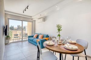 Posezení v ubytování Stylish 1 Bedroom Central St Julians Sleeps 4