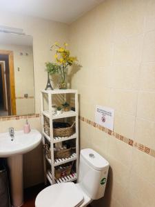 Łazienka w obiekcie Bonito apartamento junto al Gran Teatro Falla