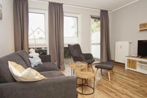 TV/Unterhaltungsangebot in der Unterkunft strandnahe Ferienwohnung mit eigener Terrasse - Strandhaus Mönchgut FeWo 02