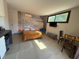 Kuchyň nebo kuchyňský kout v ubytování GuestHouse Le Patio34