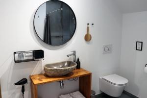 Koupelna v ubytování Hotel Petite B&B