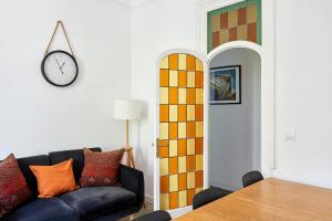 Posezení v ubytování Key Barcelona HOUSING (Carrer Girona)