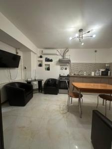 Η κουζίνα ή μικρή κουζίνα στο Apartament Baba Novac