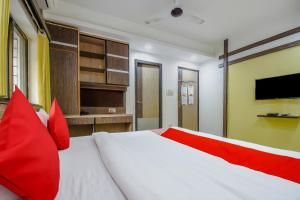 TV a/nebo společenská místnost v ubytování Super hotel O Adri 2