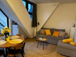 Zona de estar de Apartman Yellow Moon