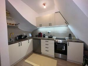 Una cocina o zona de cocina en Apartman Yellow Moon
