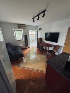 Μια τηλεόραση ή/και κέντρο ψυχαγωγίας στο Garden Apartments Budva