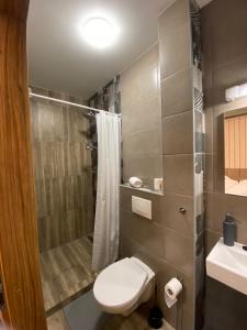Un baño de Landing Rooms Apartman