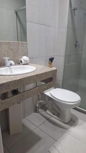 Koupelna v ubytování Pousada Casa Apoena