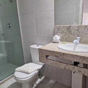 Koupelna v ubytování Pousada Casa Apoena