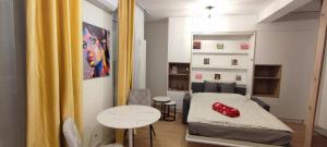 Postel nebo postele na pokoji v ubytování Wieliczka Apartment