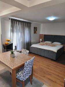 Katil atau katil-katil dalam bilik di Apartments & Rooms Ramljak