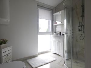 Ένα μπάνιο στο Apartamentai Prie Tvenkinio
