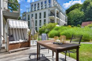 สวนหย่อมนอก Ferienwohnung Baltic Lounge in der Villa Amalie Binz